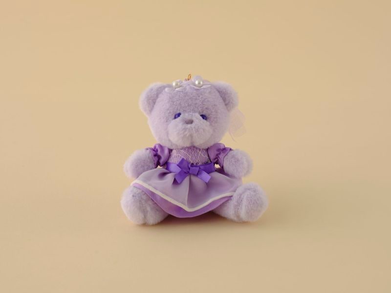 【新商品】 Flower ベア　パープル