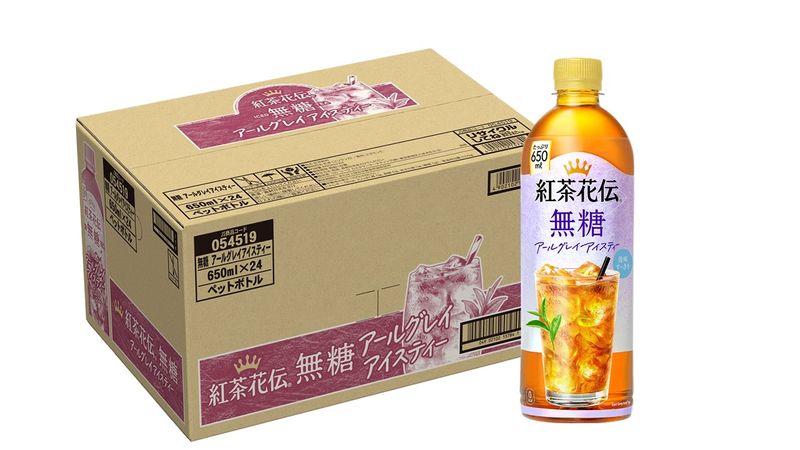 紅茶花伝 無糖 アールグレイアイスティー 24本入り/ご自宅配送不