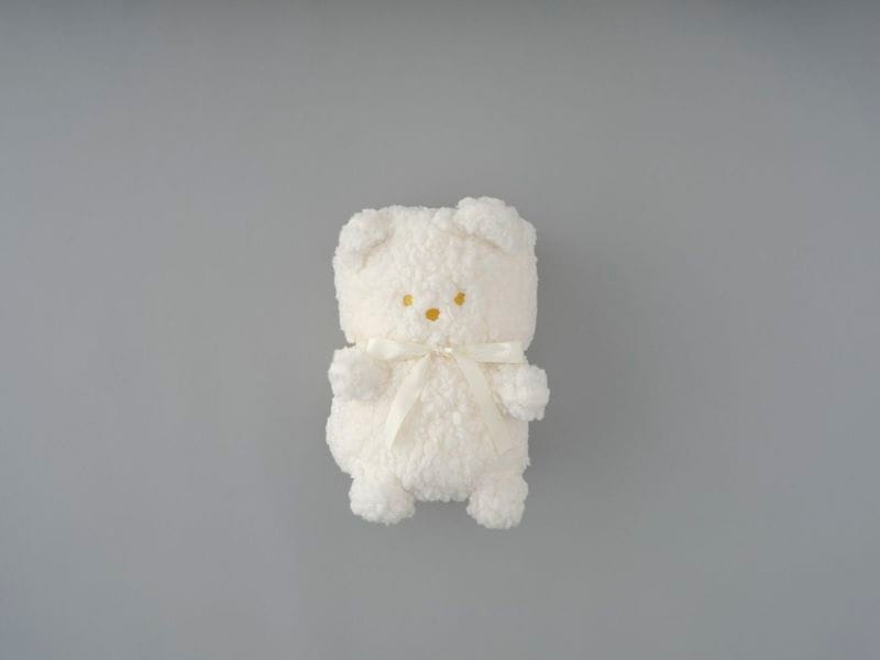 【新商品】くるくるぬいぐるみブランケット　ホワイト