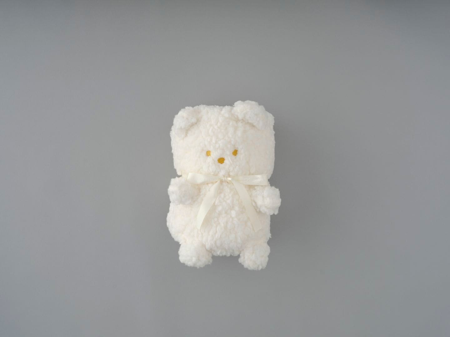 【新商品】くるくるぬいぐるみブランケット　ホワイト