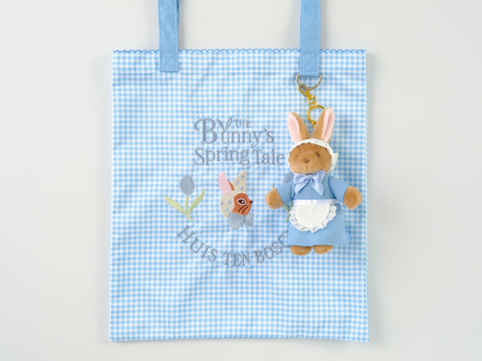 【新商品】トートバック ブルー Holland bunny 商品画像