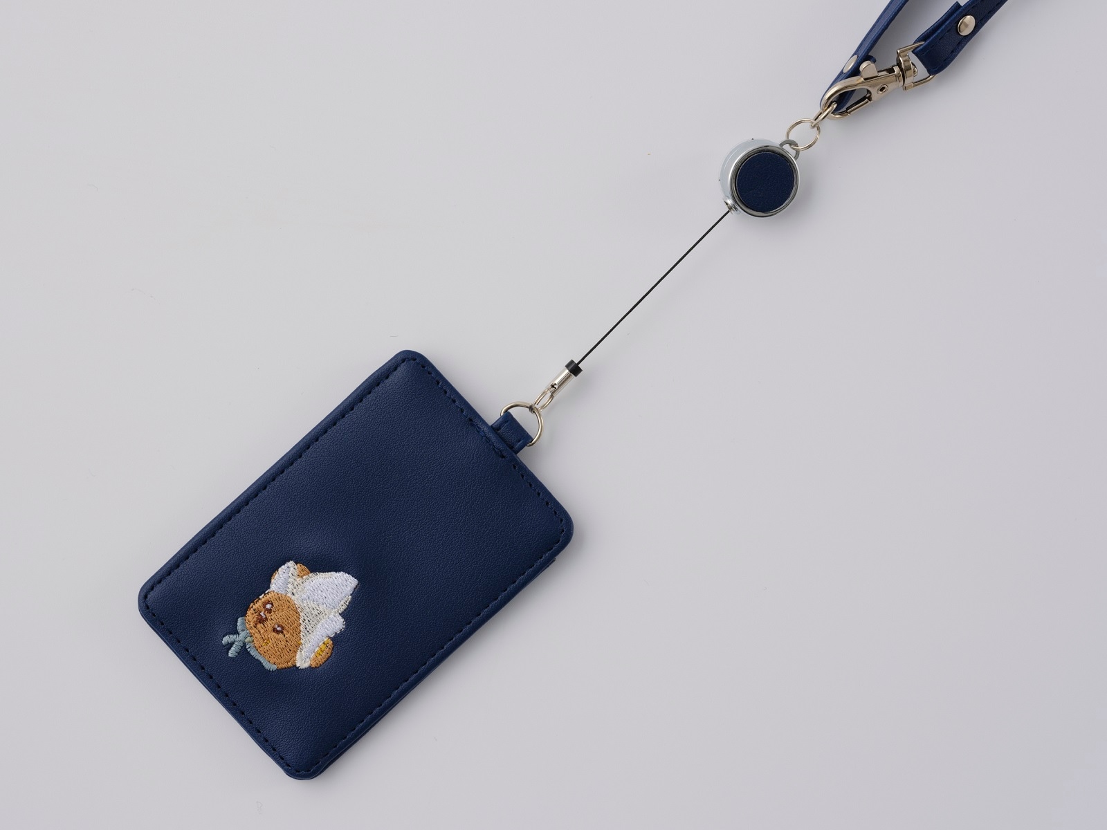 【新商品】パスケース ネイビー Holland bear 商品画像