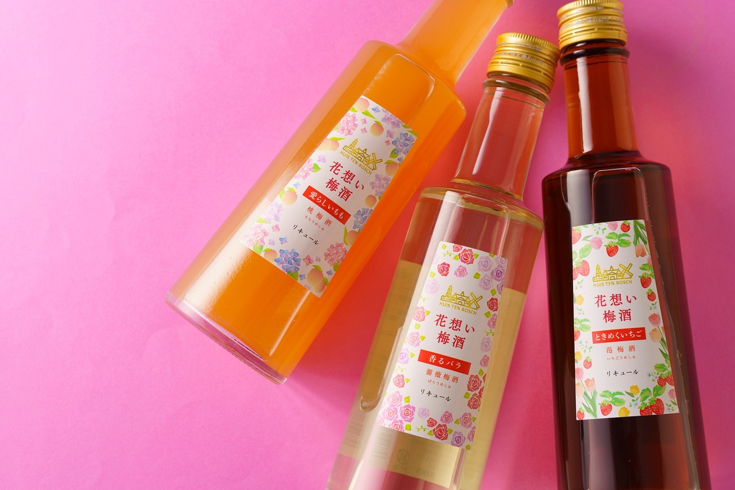 花想い梅酒 ときめくいちご梅酒 300ml | ハウステンボスのお土産