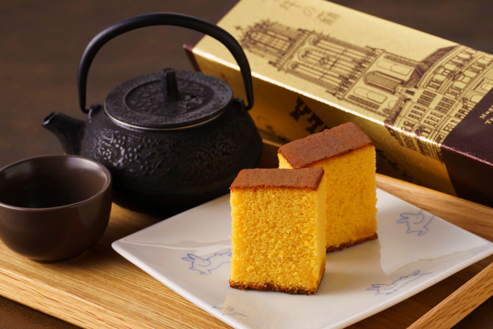 千年の森 カステラ0.5斤（ゴールド）/ご自宅配送不可