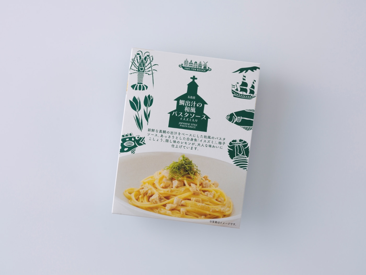 Keuken ten Bosch】五島産 鯛出汁の和風パスタソース イスズミ入り