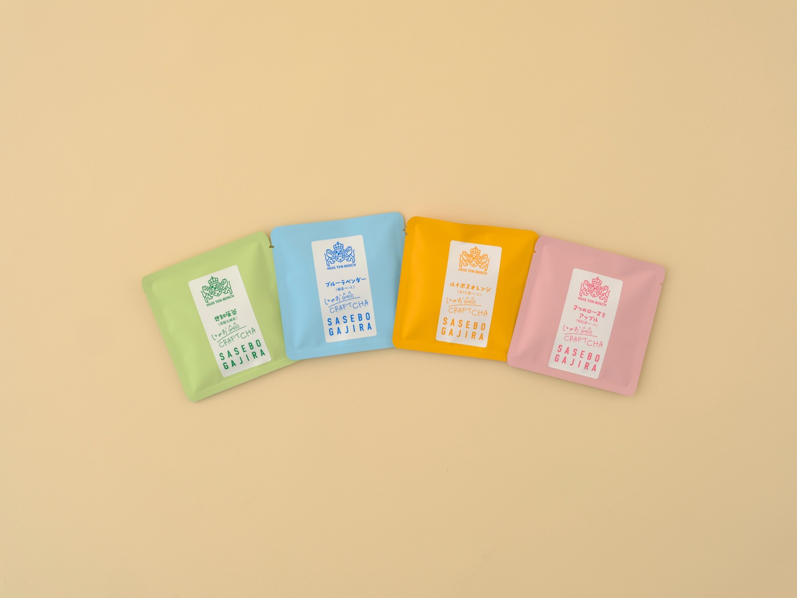 ハウステンボスオリジナル世知原茶 2つのローズとアップル 商品画像