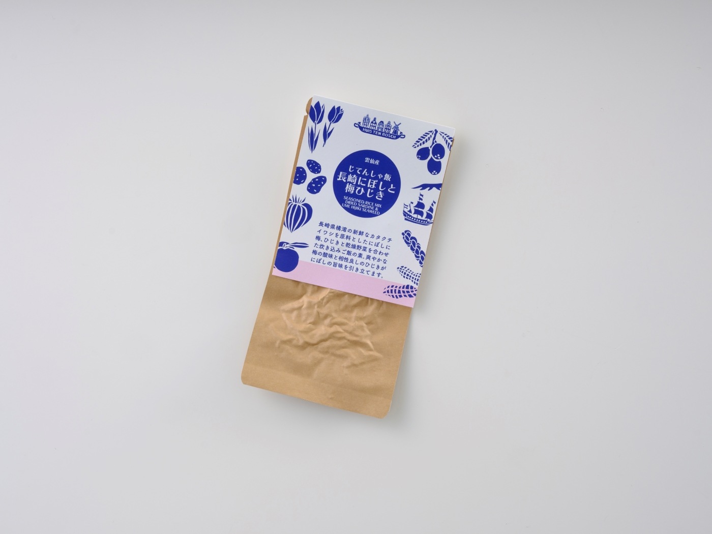 【Keuken ten Bosch】 じてんしゃ飯の素 長崎にぼしと梅ひじき 商品画像