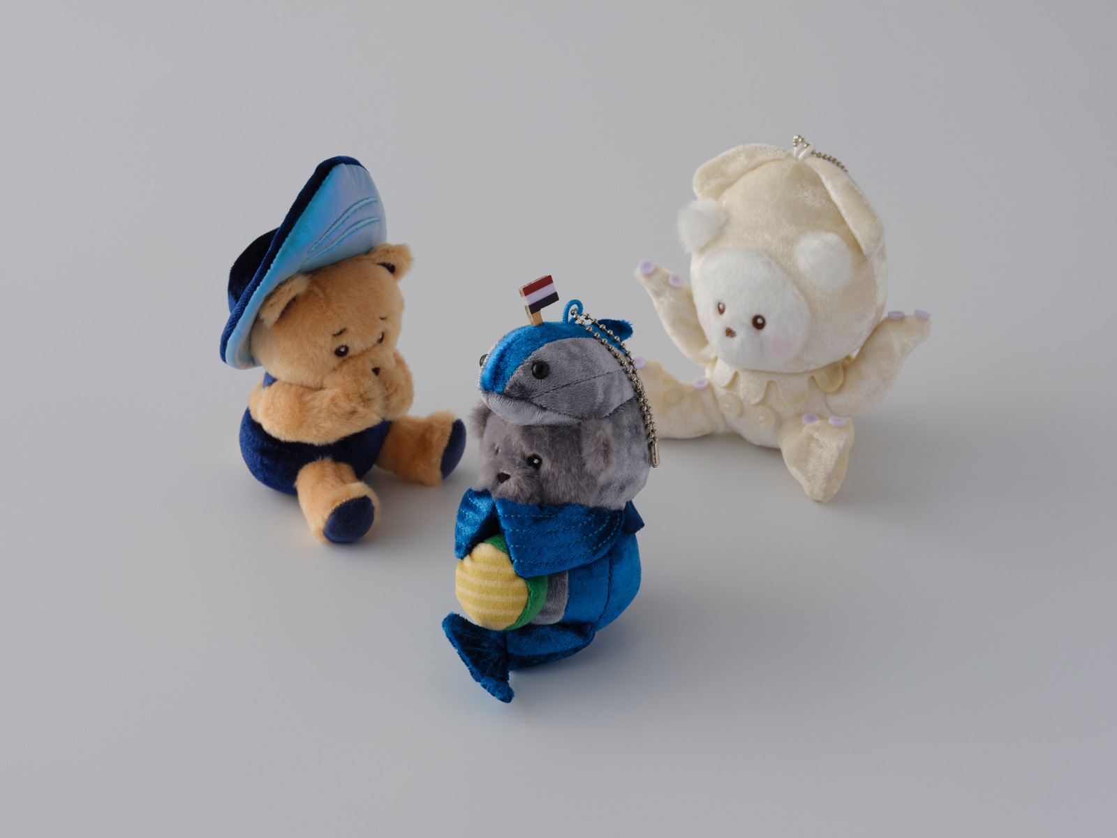 【新商品】イカ マスコットキーチェーン Nom Nom Bear 商品画像