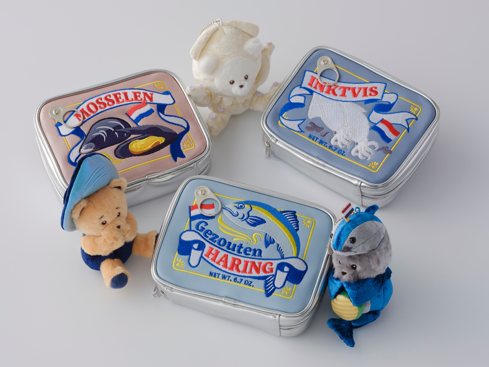 【新商品】イカ マスコットキーチェーン Nom Nom Bear 商品画像