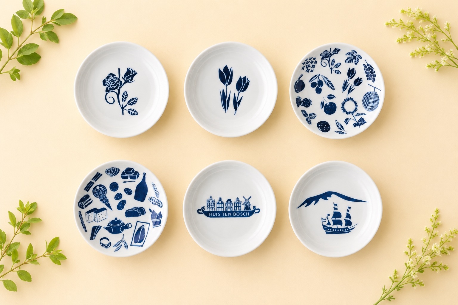 新商品】波佐見焼 ハウステンボス豆皿 船 | 陶芸品・食器