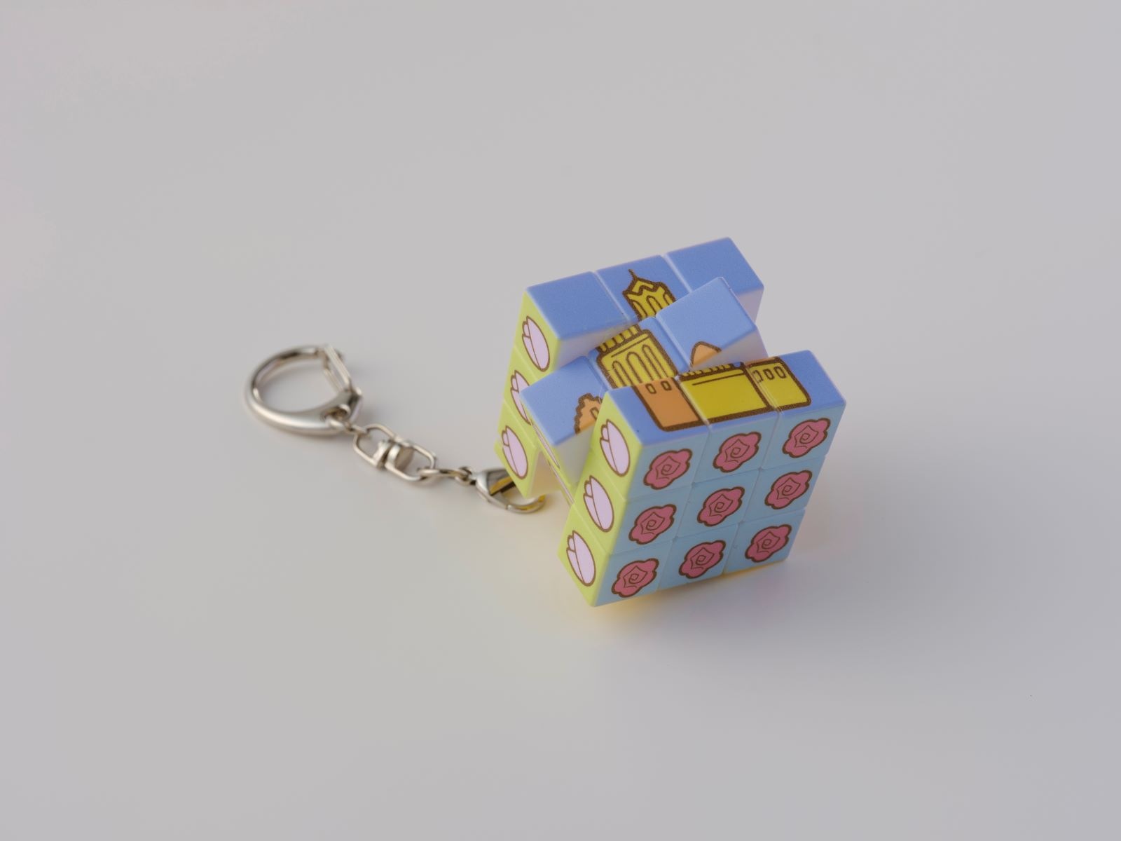 景観パズルキューブキーホルダー | ハウステンボスのお土産
