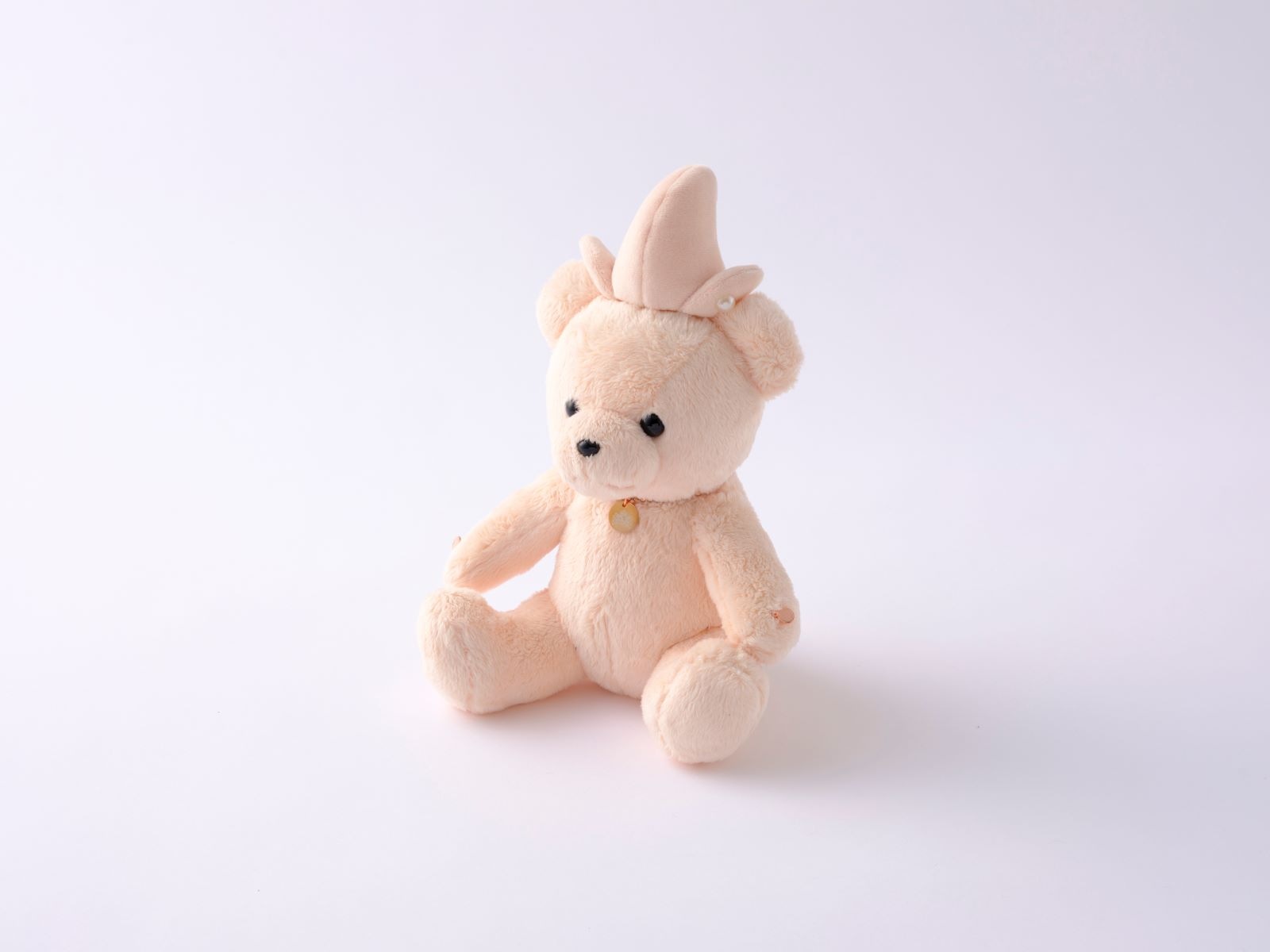 新商品】ぬいぐるみ ベア ホワイト Fluffy Noir（フラッフィーノワール