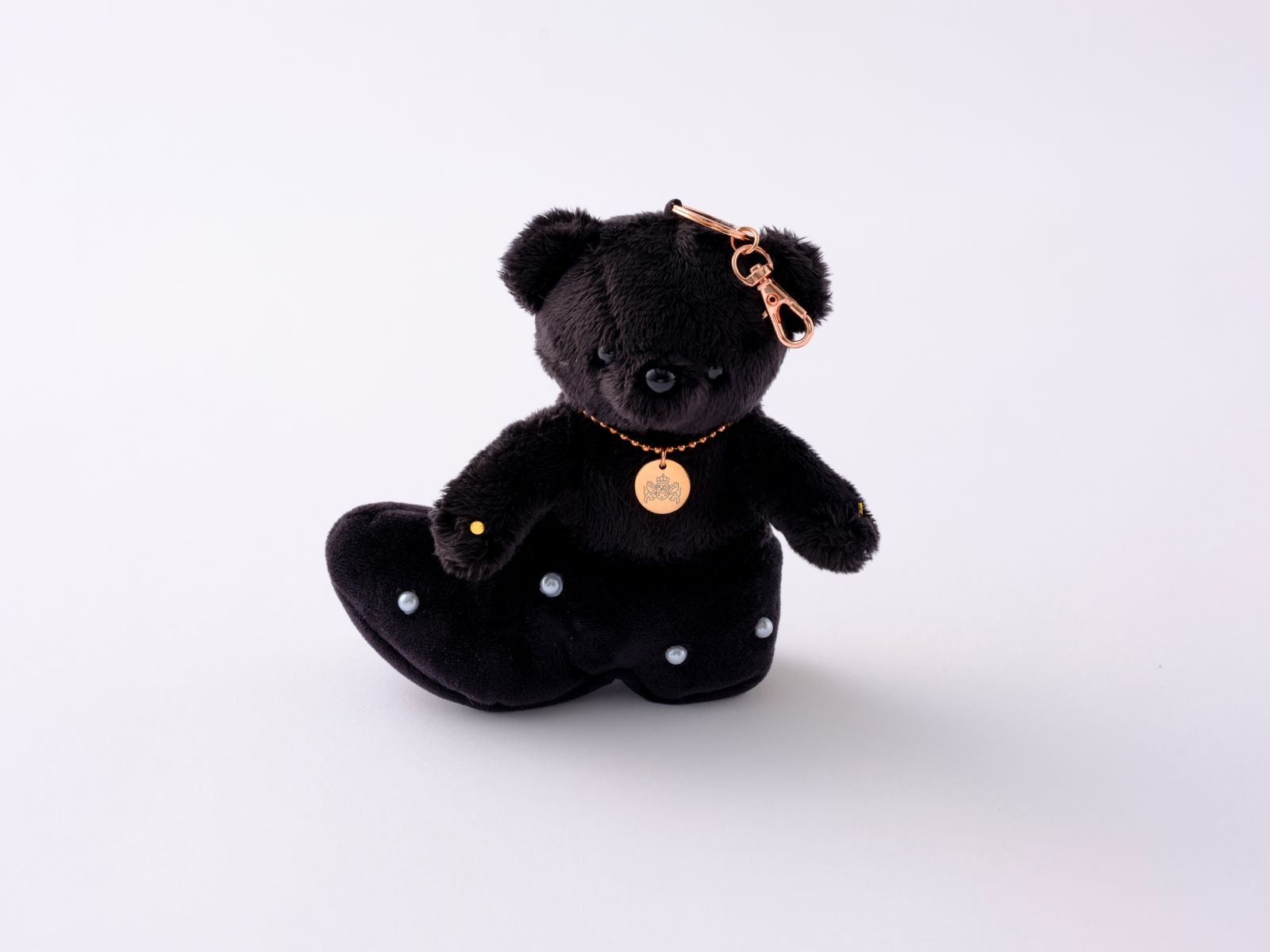 新商品】マスコットキーチェーン ベア ブラック Fluffy Noir