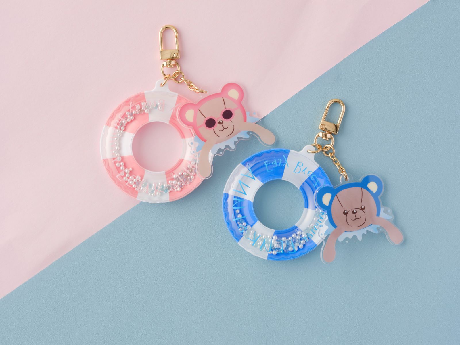 【新商品】ルーク&ルーナ 浮き輪キーホルダー ルーナ 商品画像