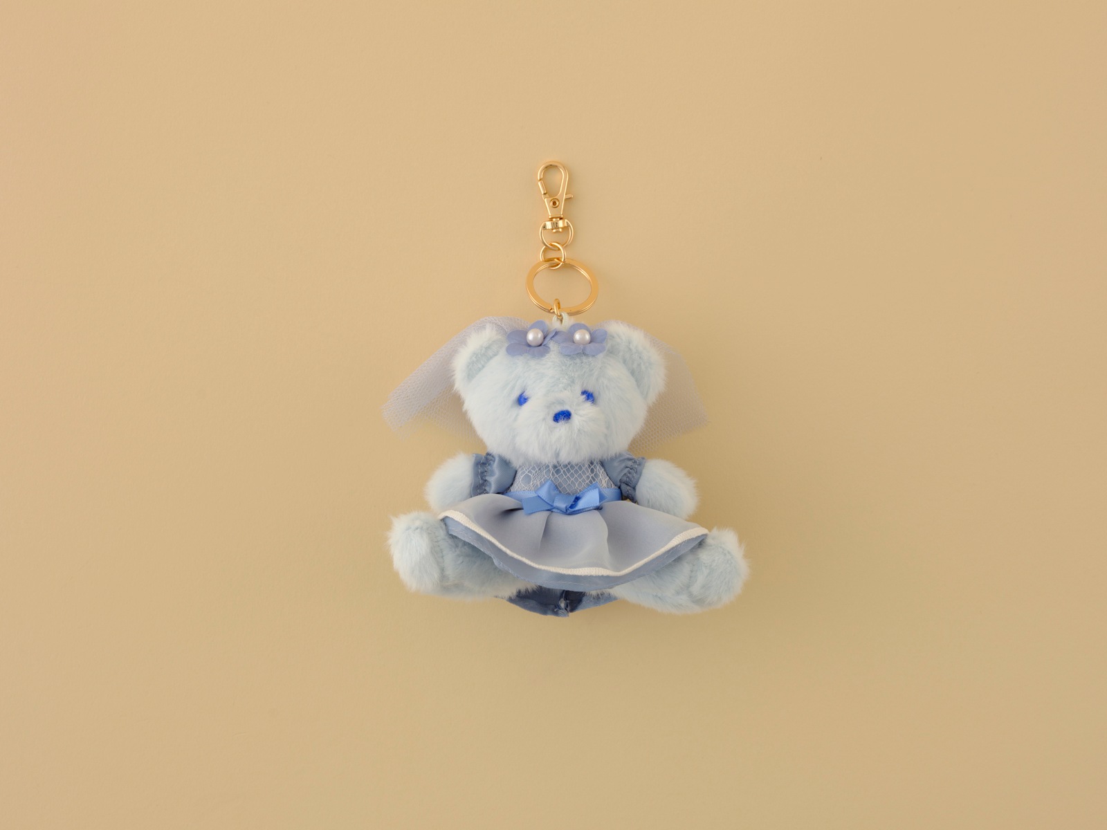 【新商品】 Flower ベア ブルー 商品画像