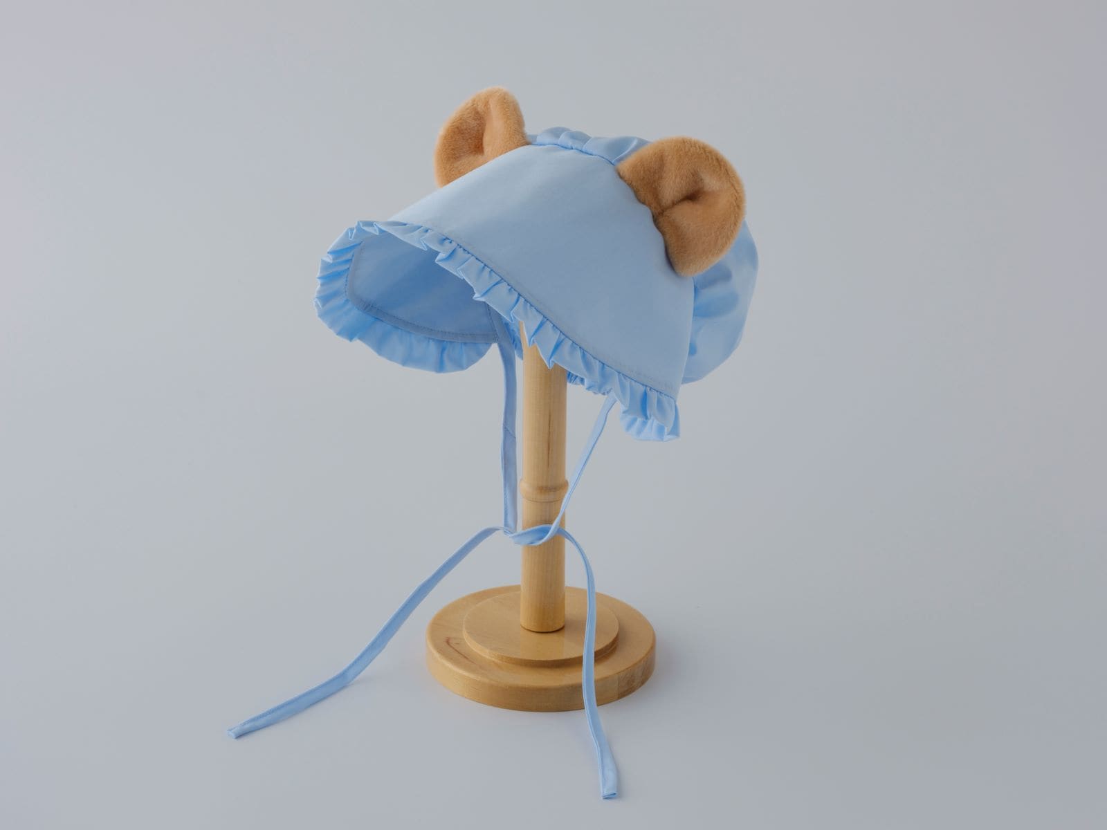 新商品】帽子 ボンネット ベア（ブルー/イエロー） | タオル