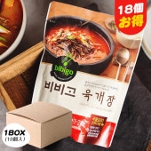 [CJ] bibigo ユッケジャン/ 1BOX(500g×18個入) 韓飯 ビビゴレトルト 韓国料理 韓国食品 鍋料理