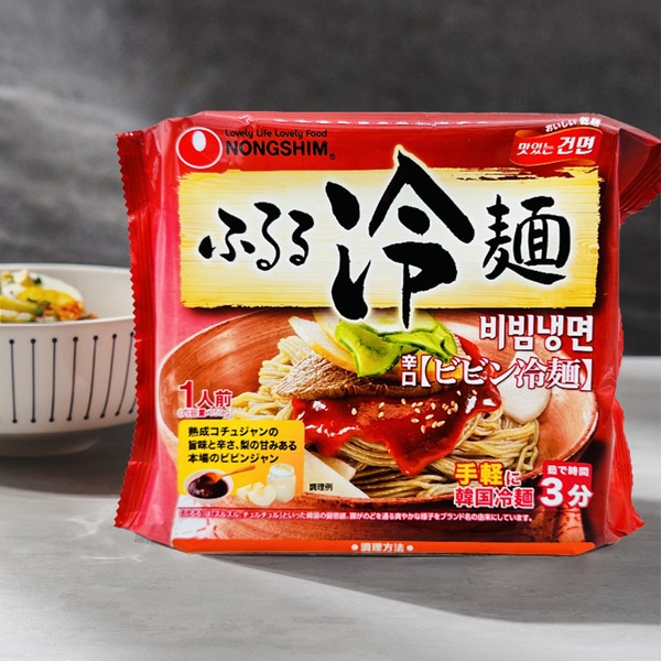 [農心] ふるる冷麺 ビビン冷麺 / 159g・1人前 韓国冷麺 ビビン麺 ふるるビビン麺