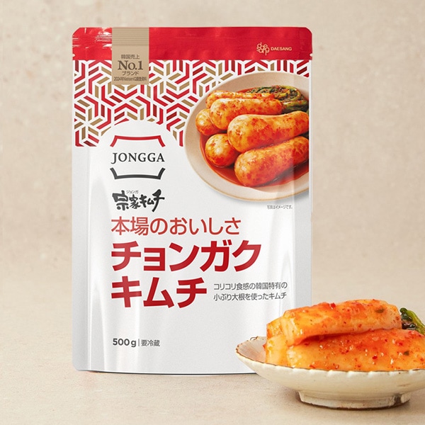 [宗家] チョンガクキムチ 大根キムチ/ 500g チョンガ 大根キムチ 韓国キムチ (冷蔵)