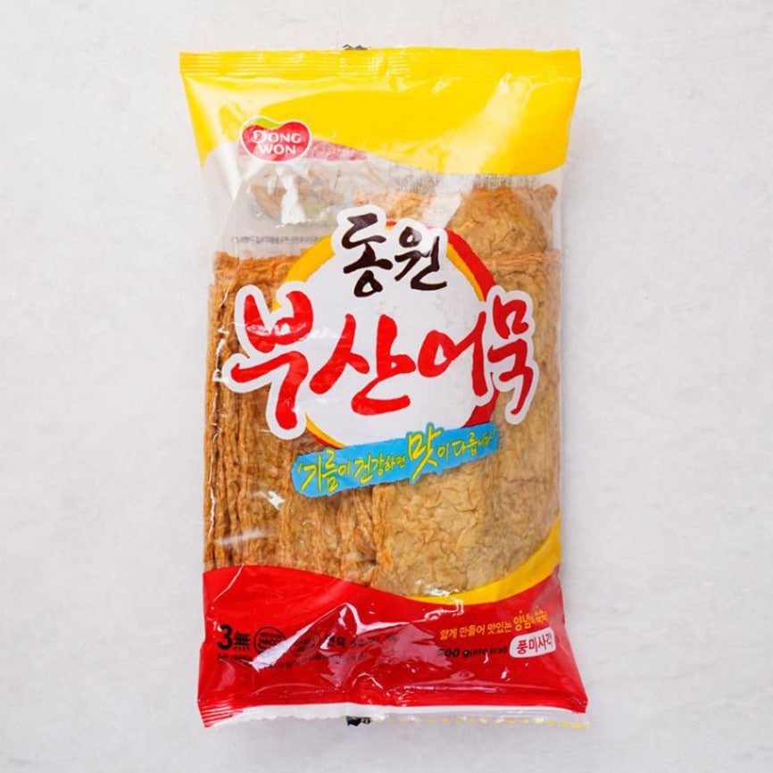 [東遠] 釜山四角おでん/500g トッポギ材料 さつま揚げ 四角おでん 釜山おでん (冷凍)