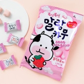 [ロッテ] LOTTE  マランカウイチゴ味　ソフトキャンディ/63g マシュマロキャンディ|お菓子