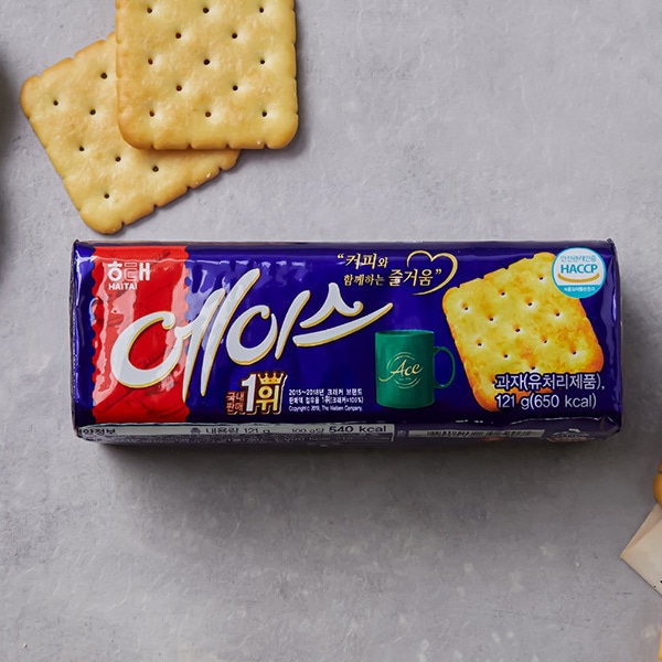 [ヘテ] エイスクラッカー/121g　コーヒーの友、エースクラッカー