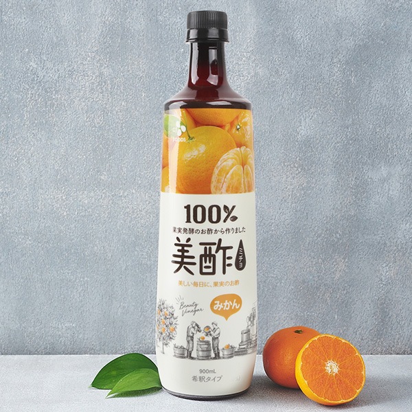 [CJ] 美酢(ミチョ)甘みかん/900ml 健康酢 お酢ドリンク 飲む酢