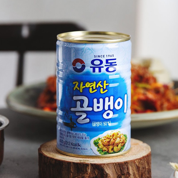 [ユドン] 自然産つぶ貝缶詰 /400g つぶ貝缶詰(自然産) 天然 つぶ貝 缶詰