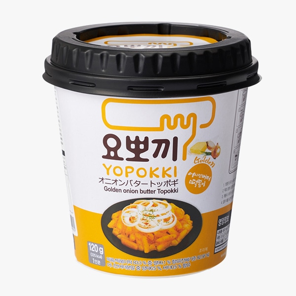 ヨッポギ] 即席カップオニオンバタートッポキ/120g オニオン