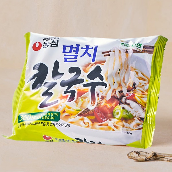 [農心] イワシカルクッス / 98g×1個入り イワシカルグクス 韓国ラーメン 煮干しカルグクス 袋ラーメン 日本バージョン