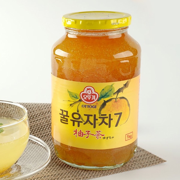 オットギ] 蜂蜜ゆず茶7 柚子茶 / 1BOX (1kg×9個) 韓国お茶 伝統お茶