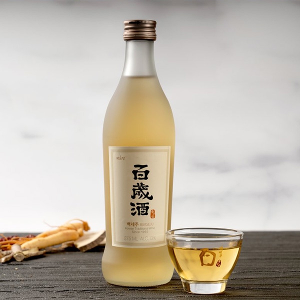 [麹醇堂] 百歳酒 リキュール / 375ml Alc.13度 ベクセジュ 焼酎 ハーブ酒 伝統酒 韓国お酒