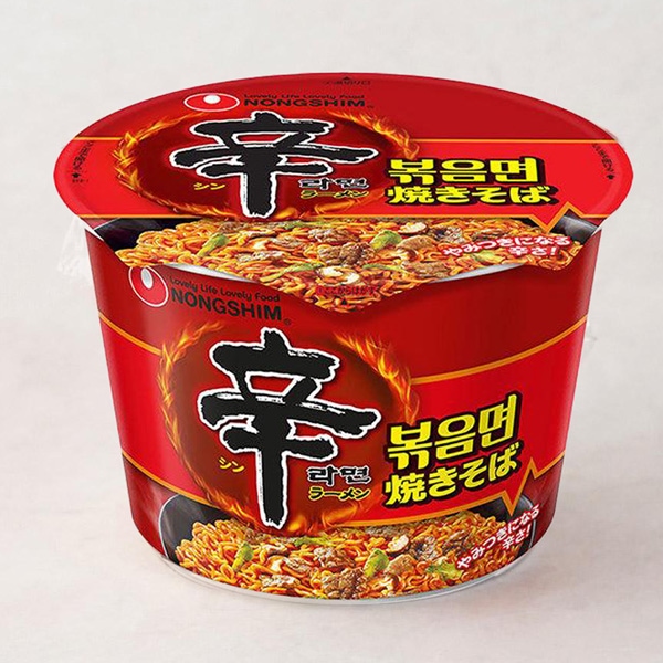 [農心] 辛ラーメン 焼きそばカップ / 105g 日本語バージョン 炒めカップ麺 カップラーメン ノンシム 韓国らーめん ポックンミョン