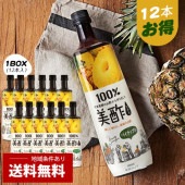 [CJ] プチジェル美酢 (ミチョ) パイナップル/1BOX(900ml×12本）まとめてお得 健康酢 お酢ドリンク 飲む酢