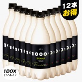 [麹醇堂] 1000億プリバイオマッコリ/1BOX(750ml×12本）乳酸菌を育てる 紅参マッコリ まとめてお得|マッコリ|お酒