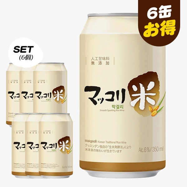 麹醇堂] 1000億プリバイオマッコリ/350ml(缶) 乳酸菌を育てる 韓国