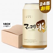 [麹醇堂] 米マッコリ /1BOX(355ml×24缶) Alc.6％ 伝統酒 韓国お酒 まとめてお得
