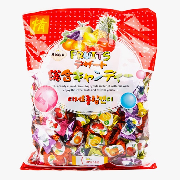 デザート 総合キャンディー 果物味/ 750g 業務用 果物飴 韓国お菓子