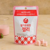 ※訳ありセール [ソウルウユ] ソウル牛乳いちごミルク味ゼリー/45g いちご牛乳ゼリー 韓国お菓子 韓国グミ ※消費期限2023年5月10日|お菓子