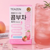 [TEAZEN] ティーゼン コンブチャ KOMBUCHA ピーチ / 5g×10包 健康茶 ピーチコンブチャ