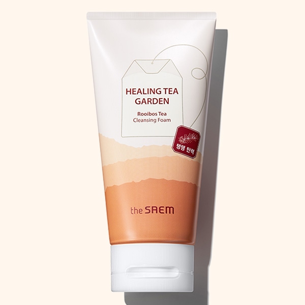 [theSAEM] ザセム ヒーリングティーガーデーンルイボスティークレンジングフォーム 【ルイボスティー】 / 150ml スキンケア メイク落とし 洗顔フォーム 洗顔料 クレンジング フォーム  韓国コスメ