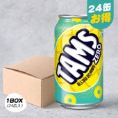 [ロッテ] LOTTE  タムスゼロ パイナップル 炭酸飲料 / 1BOX(355ml×24缶)  カロリーゼロ 箱売り 飲料 LOTTE TAMS ZERO 韓国飲物