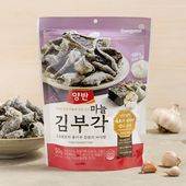 [東遠] ヤンバン キムブガク ガーリック味 / 50g にんにく味 ガーリックのり天 のりブガク 海苔揚げ サクサクした食感の海苔天 韓国海苔