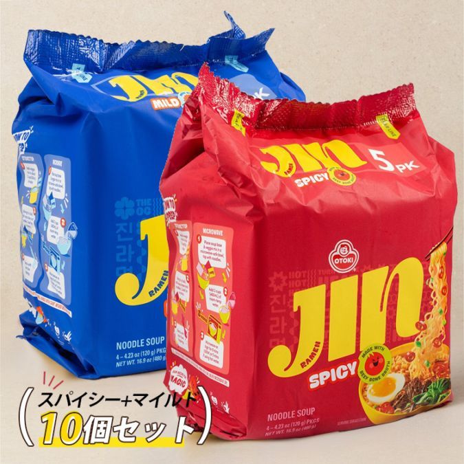 BTS JINステッカー付き[オットギ] ジンラーメン スパイシー/ BOX(120g