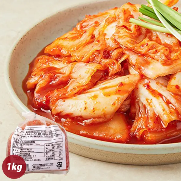 [多福] 白菜刻みキムチ 一口サイズ 刻み白菜キムチ / 1kg 食べやすい大きさ 安いキムチ キムチ (冷蔵)