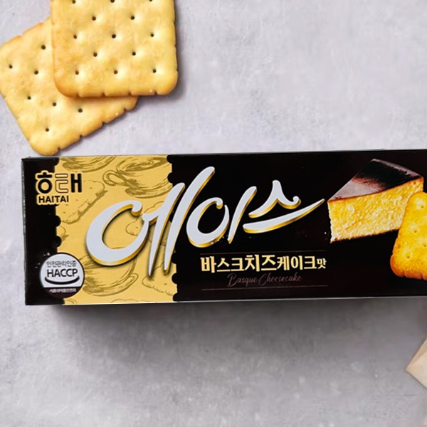 [ヘテ] エイスクレッカー バスクチーズ味 個包装 / 73g エースクレッカー 韓国スナック 韓国お菓子