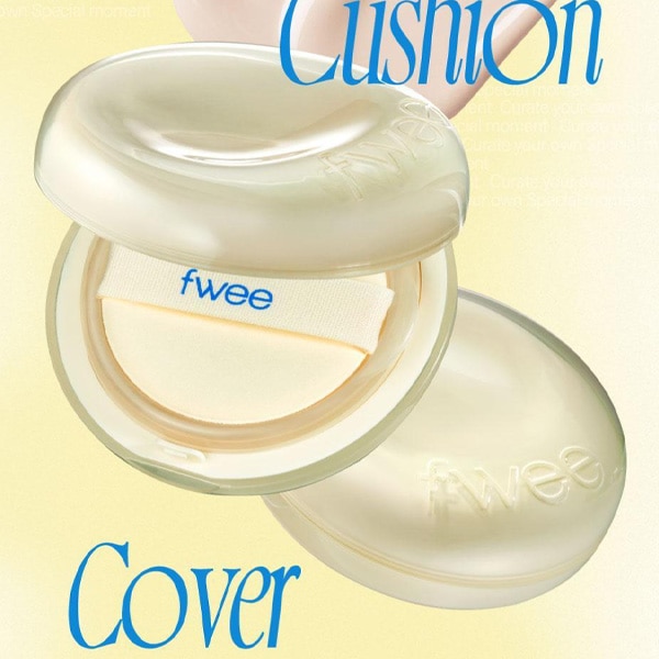 [fwee] フィー クッションエッグフィットカバー / 13g グロウ ツヤ スキンケア ファンデー マット クッションファンデ 化粧品 メイクアップ