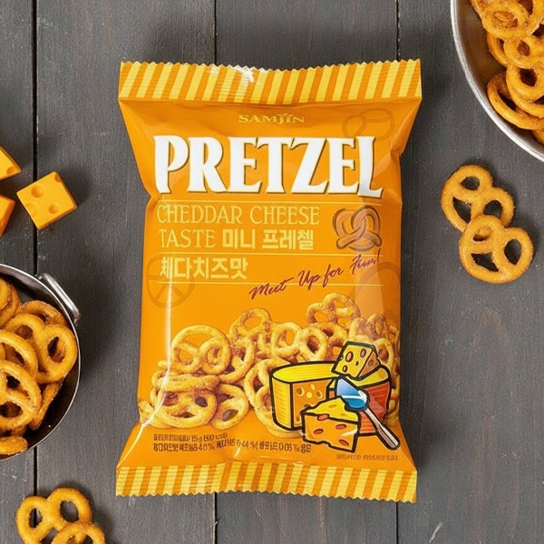 SAMJIN] プレッツェル 3種類から選べる6袋セット / 70g×6個 海鮮BBQ味