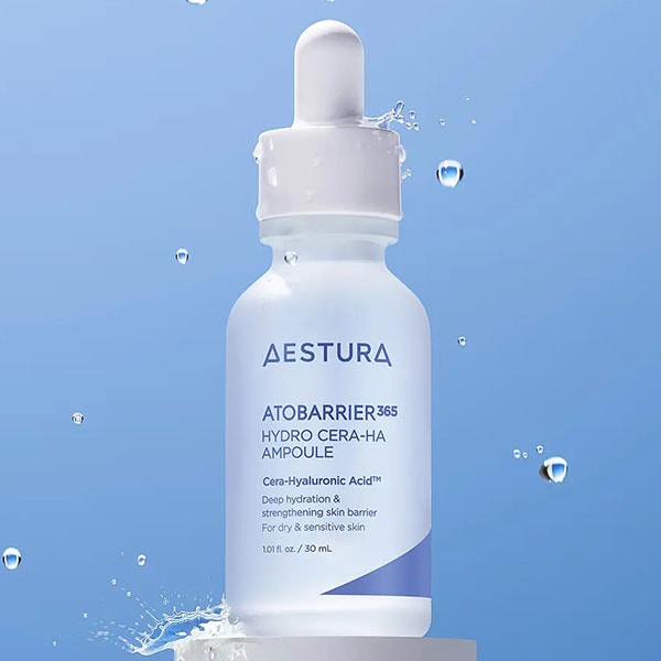 [AESTURA] エストラアトバリア 365 ハイドロセラHA アンプル / 30ml 敏感肌 韓国コスメ 保湿 スキンケア エッセンス 乾燥肌 無香料 無着色 セラミド 低刺激  赤ちゃんも使える 韓国コスメ