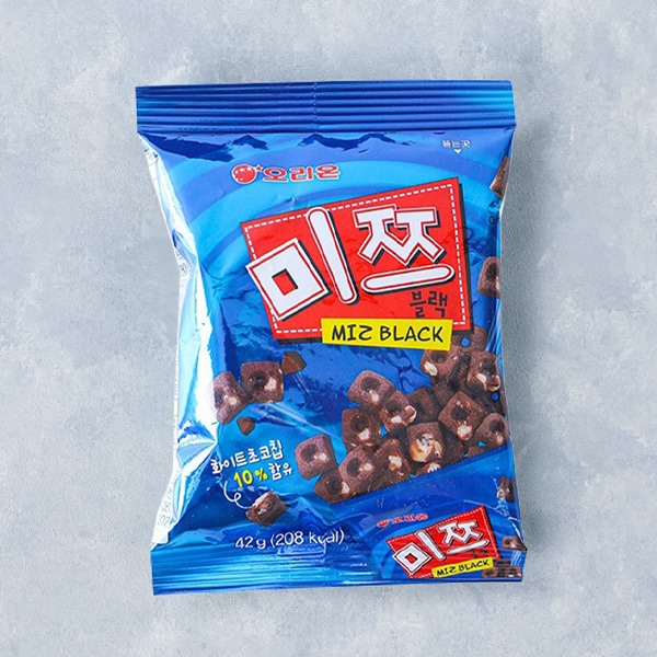[オリオン] ORION ミツ ブラック 1袋 / 42g MIZ BKACK シリアル ヨーグルト トッピング チョコ ビスケット チョコレート 韓国お菓子